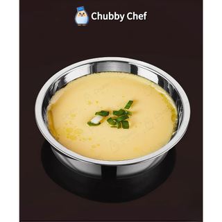 Thau inox trơn/Sâu lòng  kiểu Hàn Quốc 18-28cm Chubby Chef chậu inox thiết kế đơn giản, sang trọng