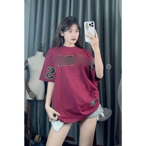 Áo phông form rộng tay lỡ chất cotton , phong cách ullzang hàn quốc hàng siêu hót hit