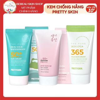 KEM CHỐNG NẮNG PRETTY SKIN SUN CREAM 70ML kiềm dầu, nâng tone, phù hợp với da dầu mụn, da khô, nhạy cảm, mọi loại da