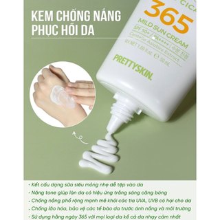 KEM CHỐNG NẮNG PRETTY SKIN SUN CREAM 70ML kiềm dầu, nâng tone, phù hợp với da dầu mụn, da khô, nhạy cảm, mọi loại da