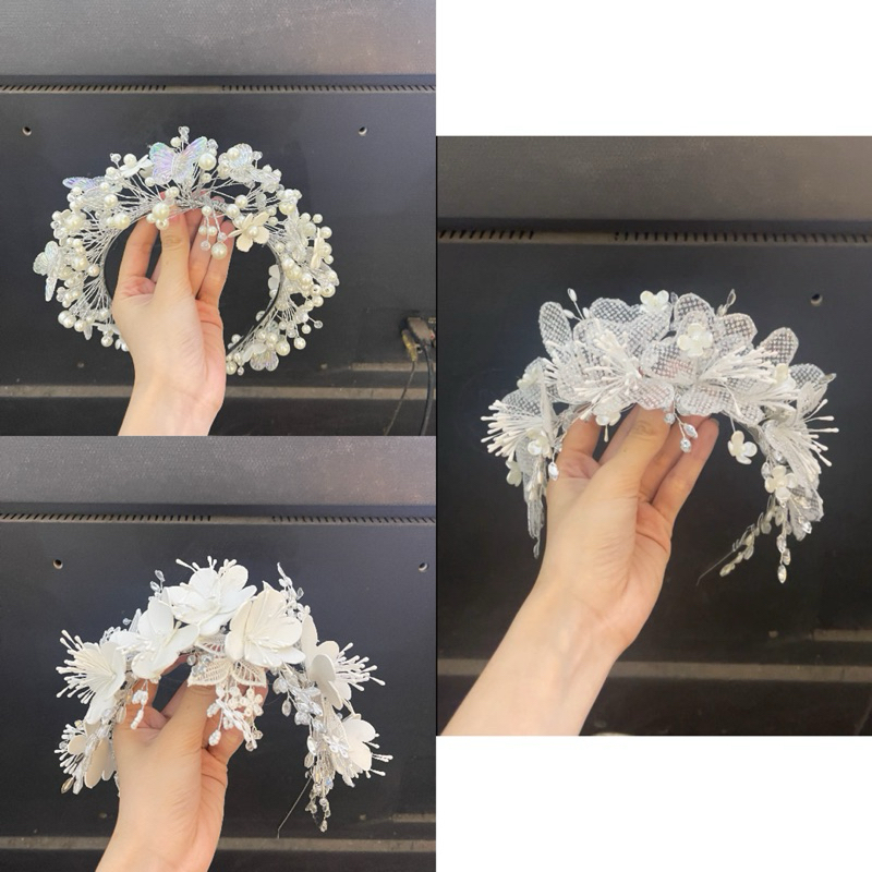 BỜM CÀI TÓC CÔ DÂY HOA HANDMADE