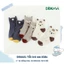Set 3 Đôi Tất Đồng Màu Cổ Cao, Cổ Thấp Bé Trai, Bé Gái DS467 DS476 DS665 DS766 DS767 DS768
