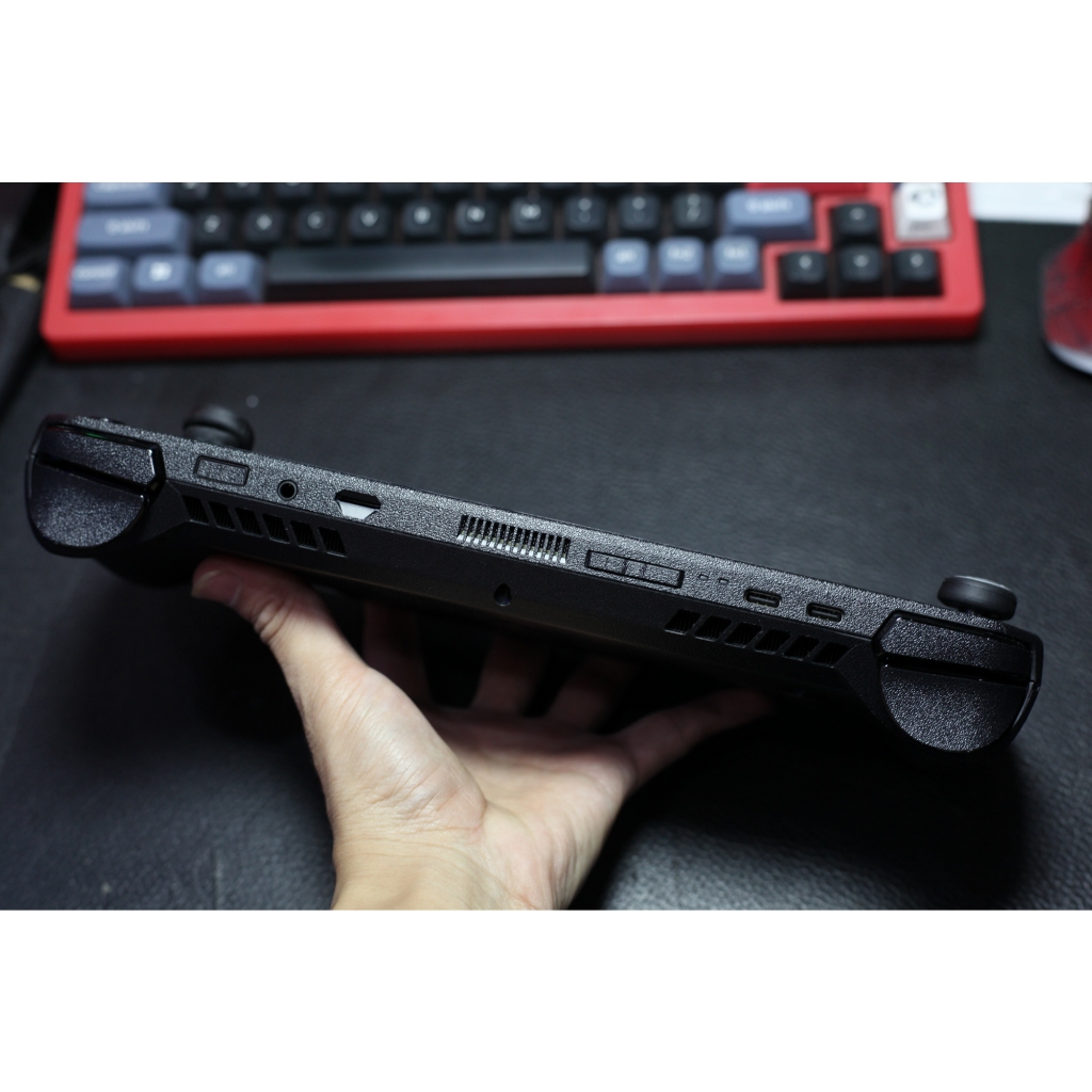 Skin dán ROG Ally / Ally X mẫu đen nhám sần | Miếng dán decal cho máy chơi game Asus màu đen