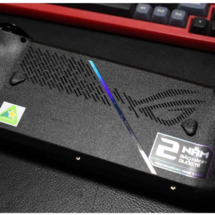 Skin dán ROG Ally / Ally X mẫu đen nhám sần | Miếng dán decal cho máy chơi game Asus màu đen