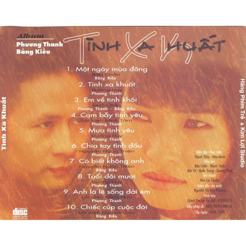 Băng Cassette Tình Xa Khuất - Bằng Kiều, Phương Thanh