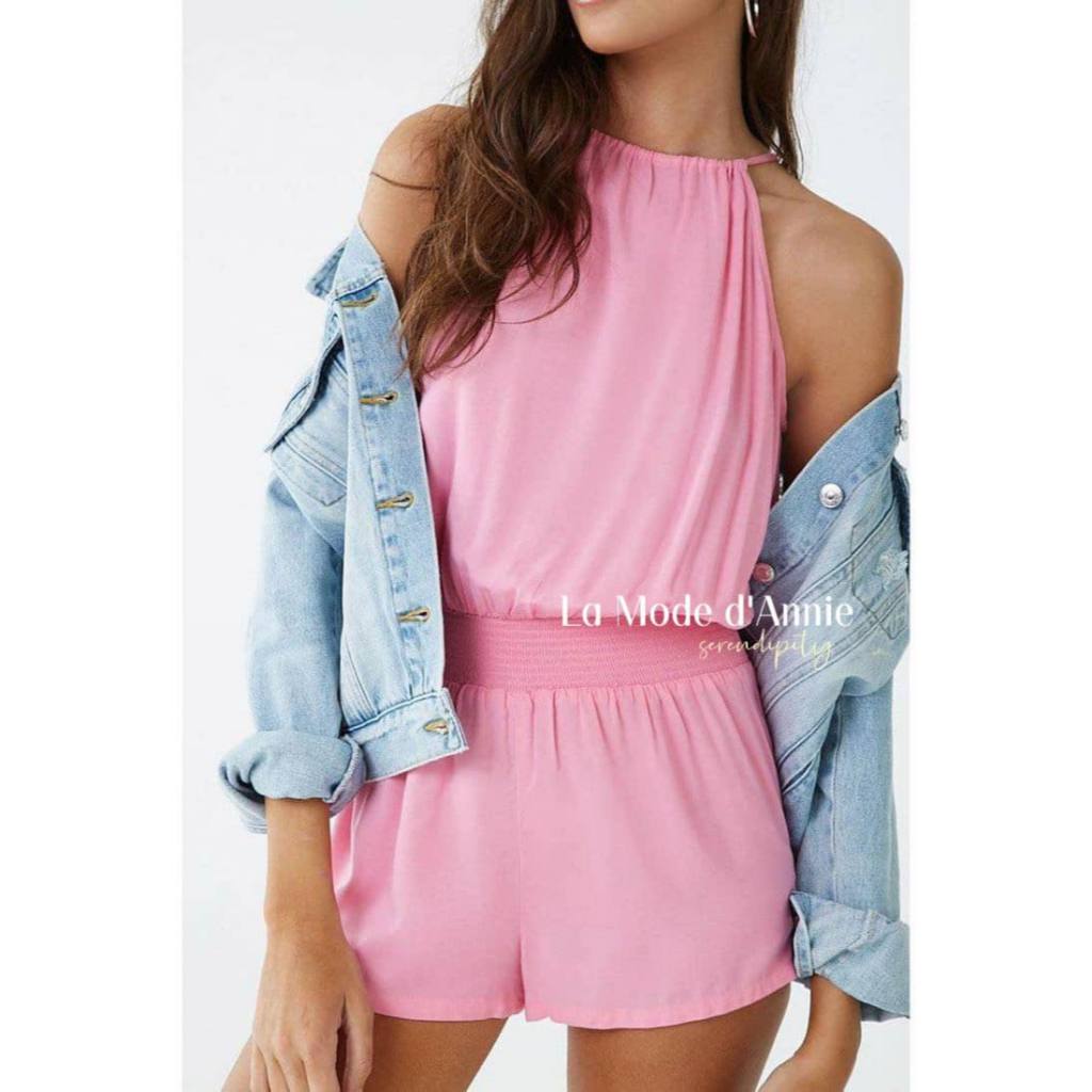 Jumpsuit cổ yếm năng động thời trang nữ F.2.1 thời trang_j823