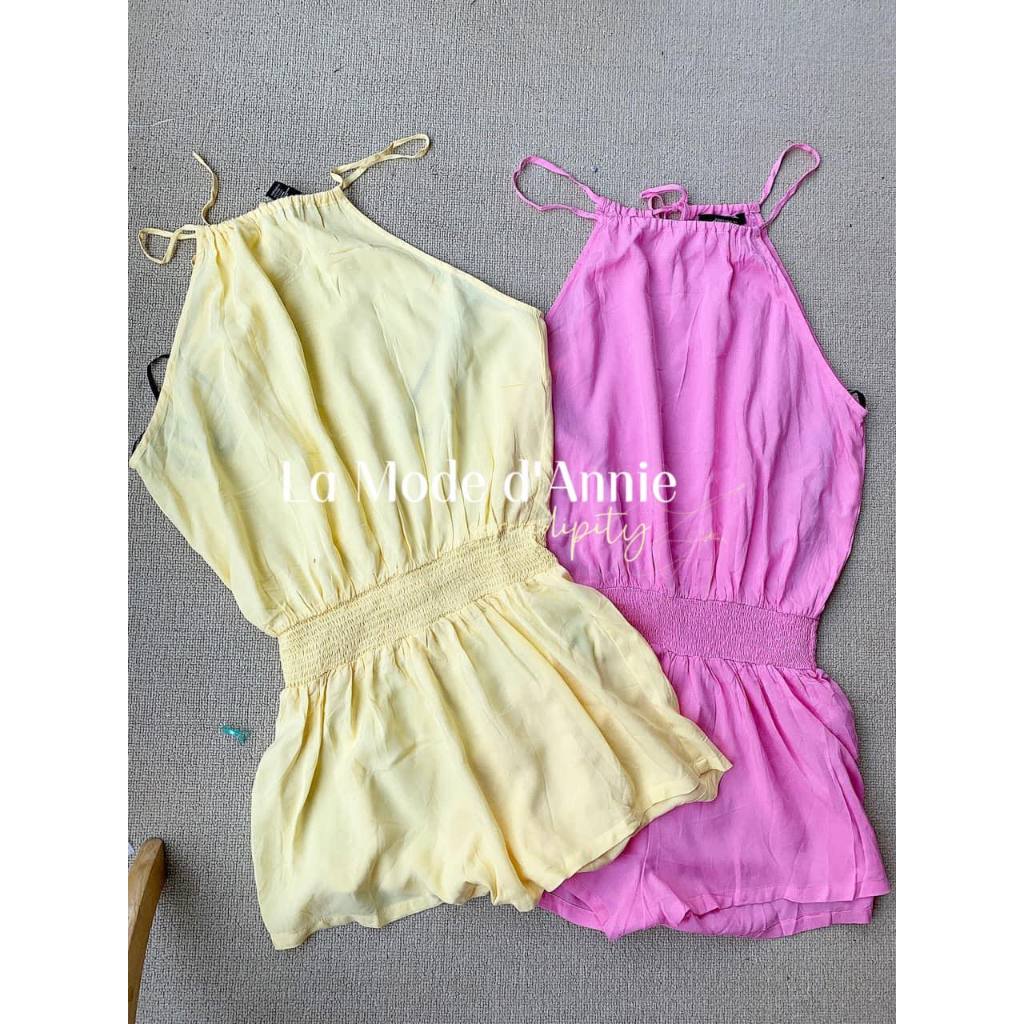 Jumpsuit cổ yếm năng động thời trang nữ F.2.1 thời trang_j823