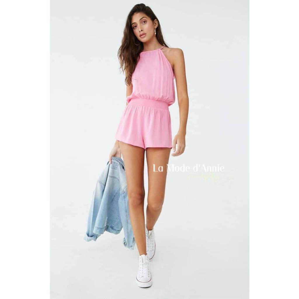 Jumpsuit cổ yếm năng động thời trang nữ F.2.1 thời trang_j823