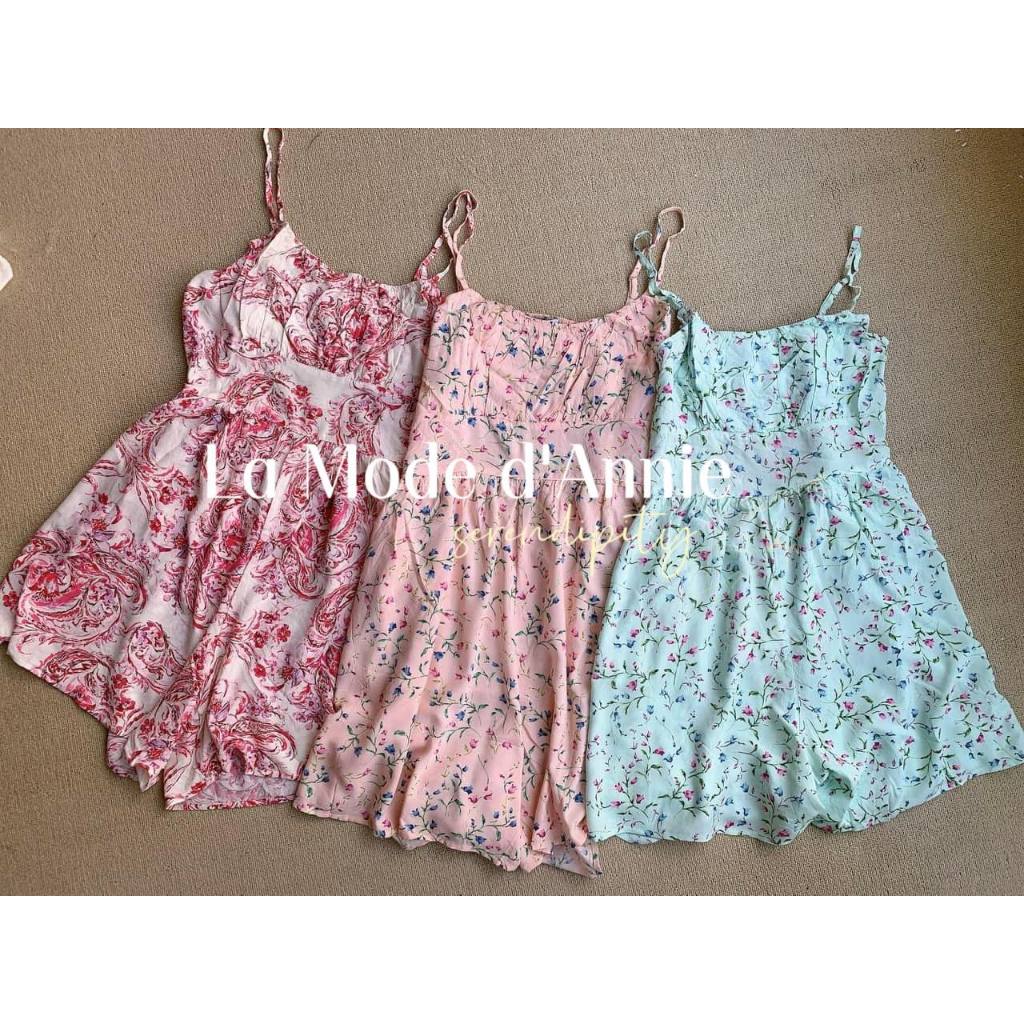 Jumpsuit hoa 2 dây dễ thương, nữ tính, năng động C.I.S.O.N.O_j1214