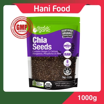 Hạt Chia Úc 1Kg Loại 1 [ Ăn Kiêng Giảm Cân ] Hạt Chia Tím Hữu Cơ Chuẩn Organic Chất Lượng Sạch - Đều - Đẹp ♥️ Hani Food