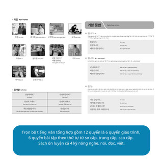Sách - Tiếng Hàn tổng hợp dành cho người Việt Nam - Giáo trình kèm sách bài tập - MCBooks Chính Hãng