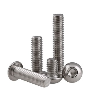 50 cái M3-M5 bulong lục giác chìm đầu cầu inox304 M3-M5