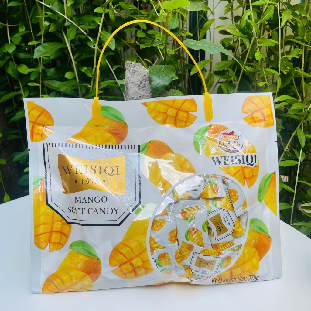 [BỊCH 378G] KẸO DẺO TRÁI CÂY WEISIQI [VỊ XOÀI]
