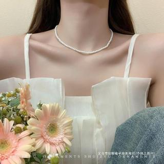 Vòng Cổ Chuỗi Hạt NgọcTrai  Mặc Áo Dài Sườn Xám Phụ Kiện Chụp Ảnh Cổ Trang Việt Phục Hán Phục Thanh Lịch Công Sở