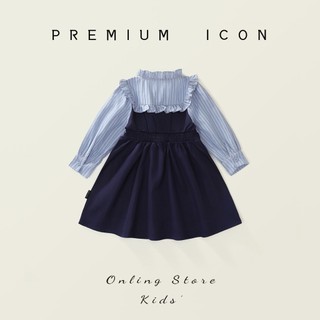 𝐀𝐩𝐫𝐢𝐥 𝐛𝐞́𝐛𝐞́ - Premium icon Váy cao cấp phong cách nữ sinh cho bé gái thanh lịch xuân thu