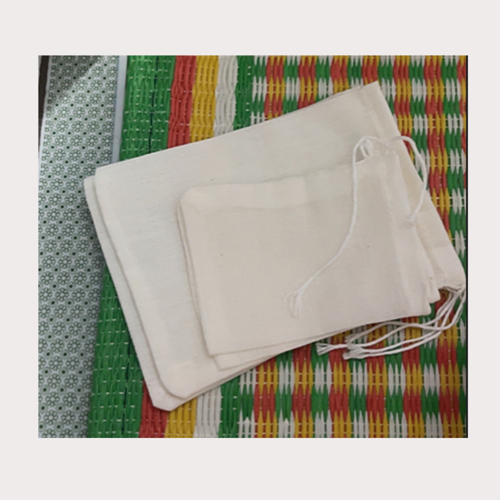 Túi lọc 100% cotton, lọc trà, lọc cà phê, Túi lọc nấu ăn, hầm thuốc, dùng được nhiều lần
