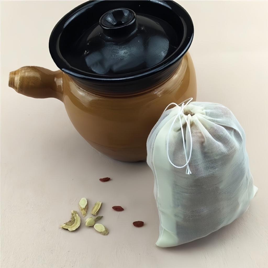 Túi lọc 100% cotton, lọc trà, lọc cà phê, Túi lọc nấu ăn, hầm thuốc, dùng được nhiều lần