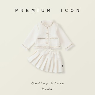 𝐀𝐩𝐫𝐢𝐥 𝐛𝐞́𝐛𝐞́ - Premium icon Tổng hợp SET váy dạ trắng đỏ sang chảnh thanh lịch cho bé gái mùa đông