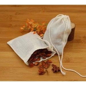 Túi lọc 100% cotton, lọc trà, lọc cà phê, Túi lọc nấu ăn, hầm thuốc, dùng được nhiều lần