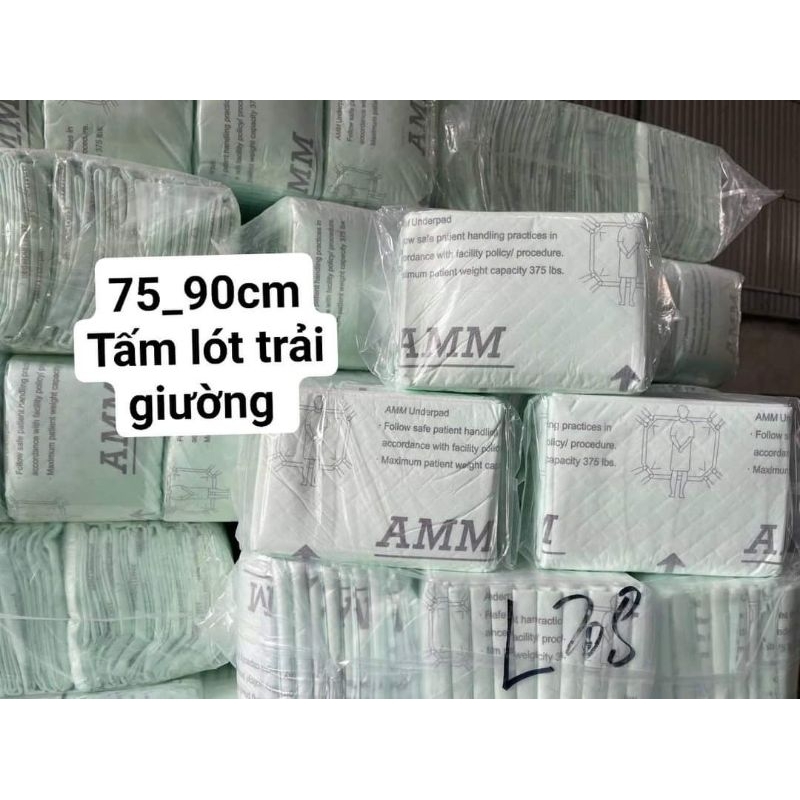 Tấm lót chống thấm 40 miếng cho người bệnh, phụ nữ sau sinh size XL 75 ...