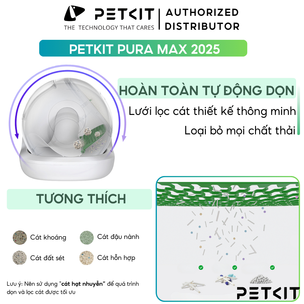 Ảnh Nhà Vệ Sinh Cho Mèo Tự Động, Máy Dọn Phân Mèo Petkit Pura Max Bản Mới 2025 4