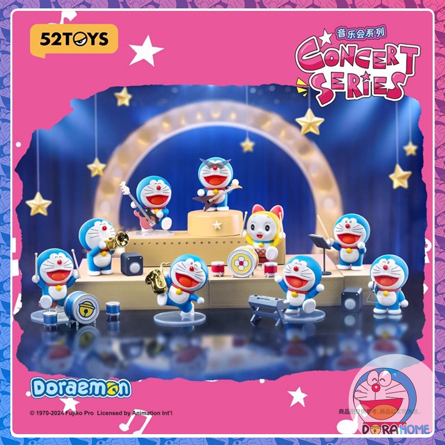 1 Mô hình Doraemon ngẫu nhiên trong set blindbox Doraemon Concert ...