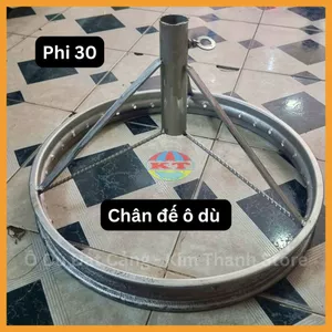 Chân Đế Ô Dù - Chân Đế Ô Dù Tròn , Dù Chợ ( Về Có Thể Đổ Thêm Bê Tông Tăng Độ Nặng)