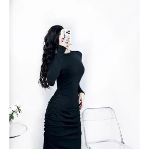 Đầm body nhún eo 2 bên siêu tôn dáng A1808