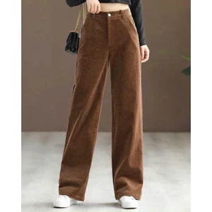 Quần culottes nhung tăm cho các nàng công sở A1775