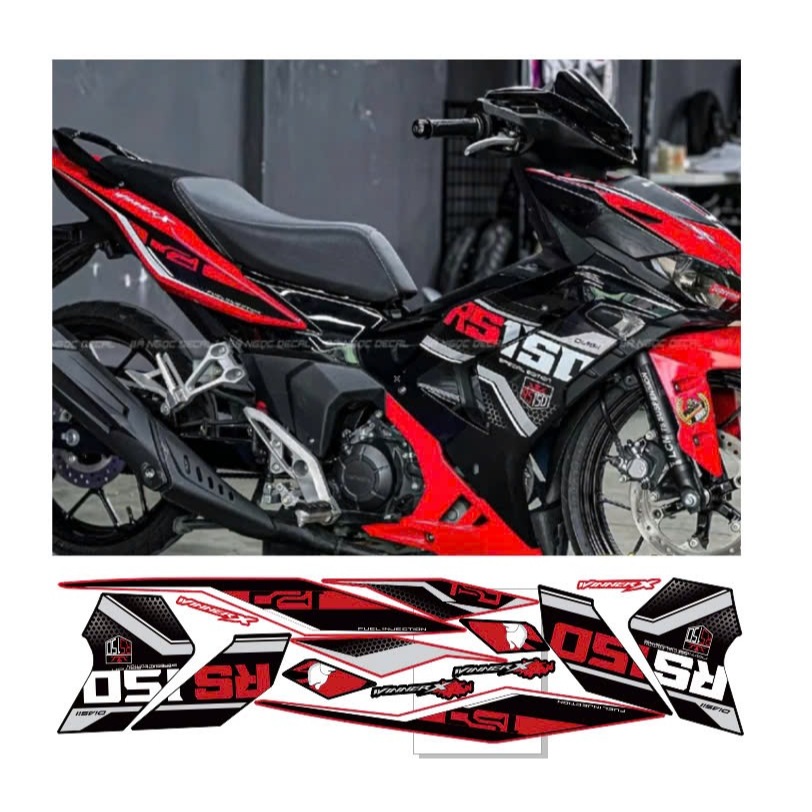 Tem rời WINNER V3, cao cấp, chất liệu in 3 lớp PPF, chống nước, không phai màu, nhãn dán.