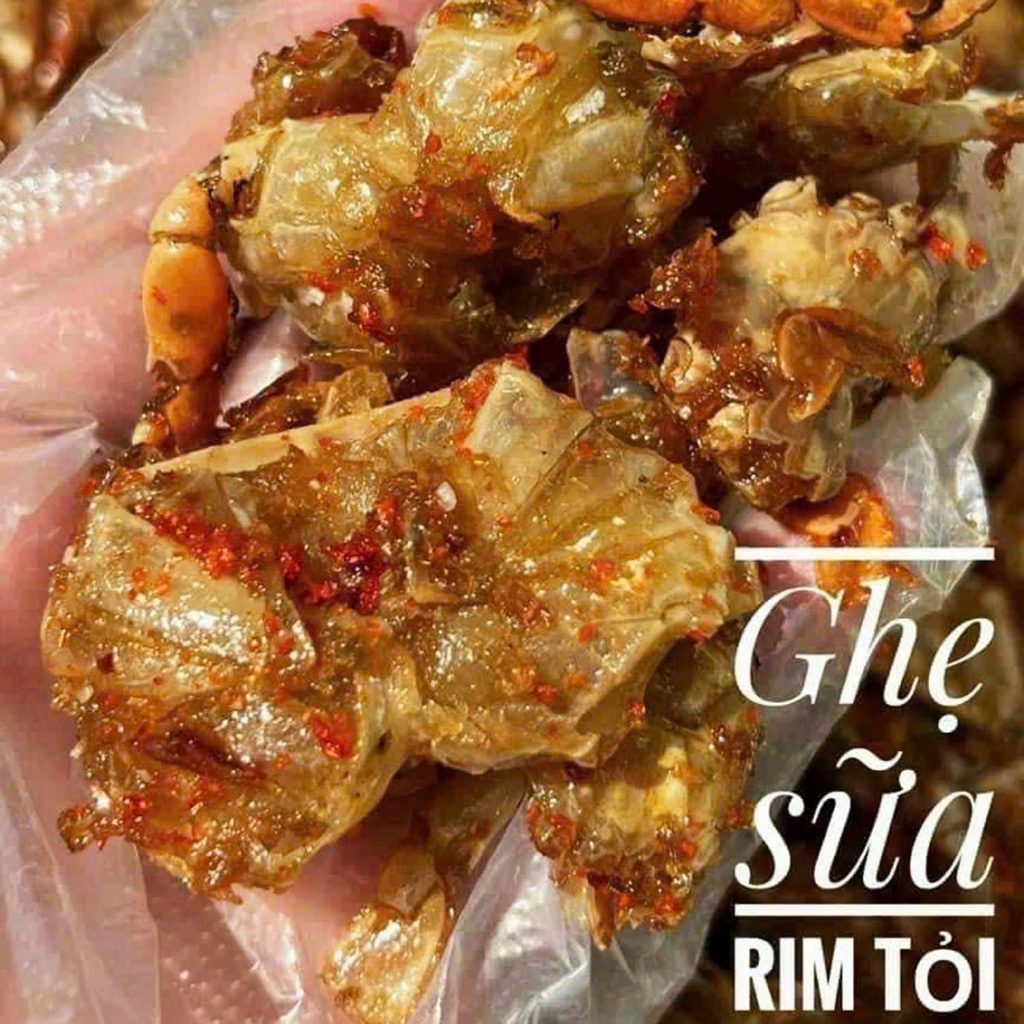 Ghẹ sữa rim tỏi ớt 500g thơm ngon - haobabanh | Shopee Việt Nam
