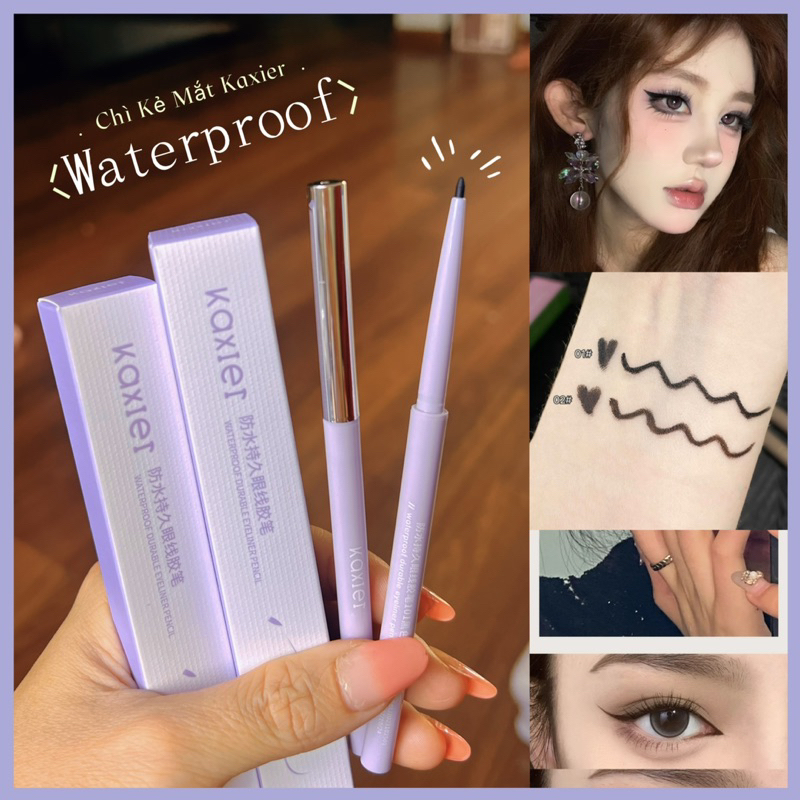 Chì Sáp Kẻ Mắt Kaxier waterproof dễ vẽ , chống nước | Shopee Việt Nam