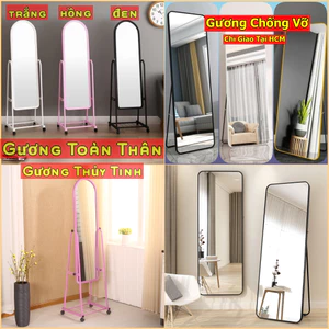 Gương Toàn Thân Chống Vỡ Gương Treo Tường Soi Toàn Thân Di Động Có Chân - Kính kiếng Chống Vỡ