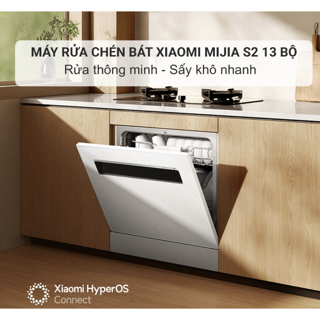 Product image Máy Rửa Bát Xiaomi 13 Bộ S2 Nhiệt Độ Cao Làm Sạch Nhanh Khử Trùng - Hàng Nhập Nội Địa 2