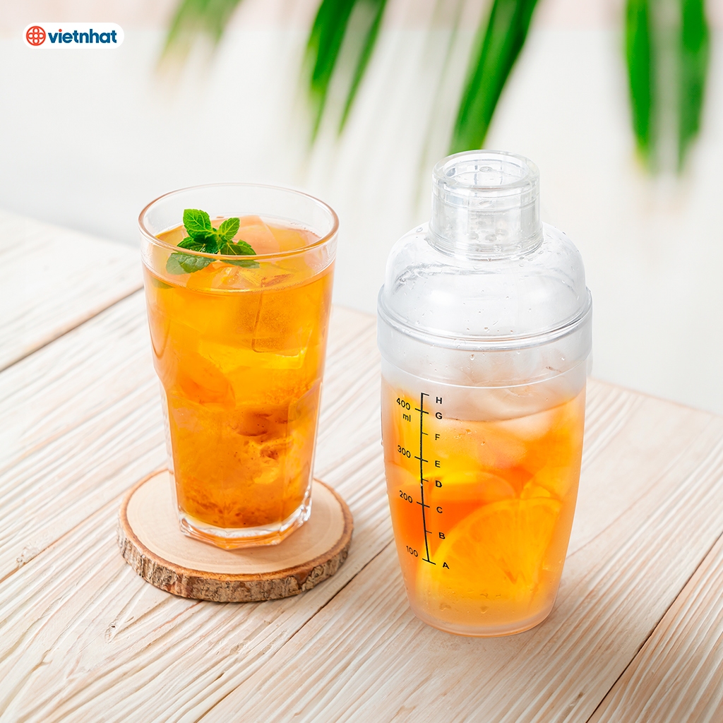 Bình Lắc Pha Chế Trong Suốt 320ml / 460ml / 600ml Chính Hãng VIỆT NHẬT