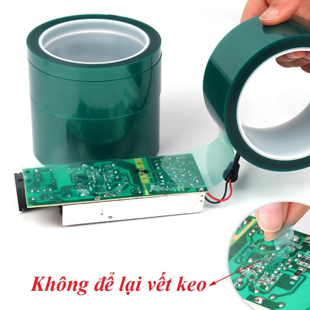 Băng Dính Cách Nhiệt , Băng Keo Cách Nhiệt 200 Độ (Một Cuộn Dài 33M)
