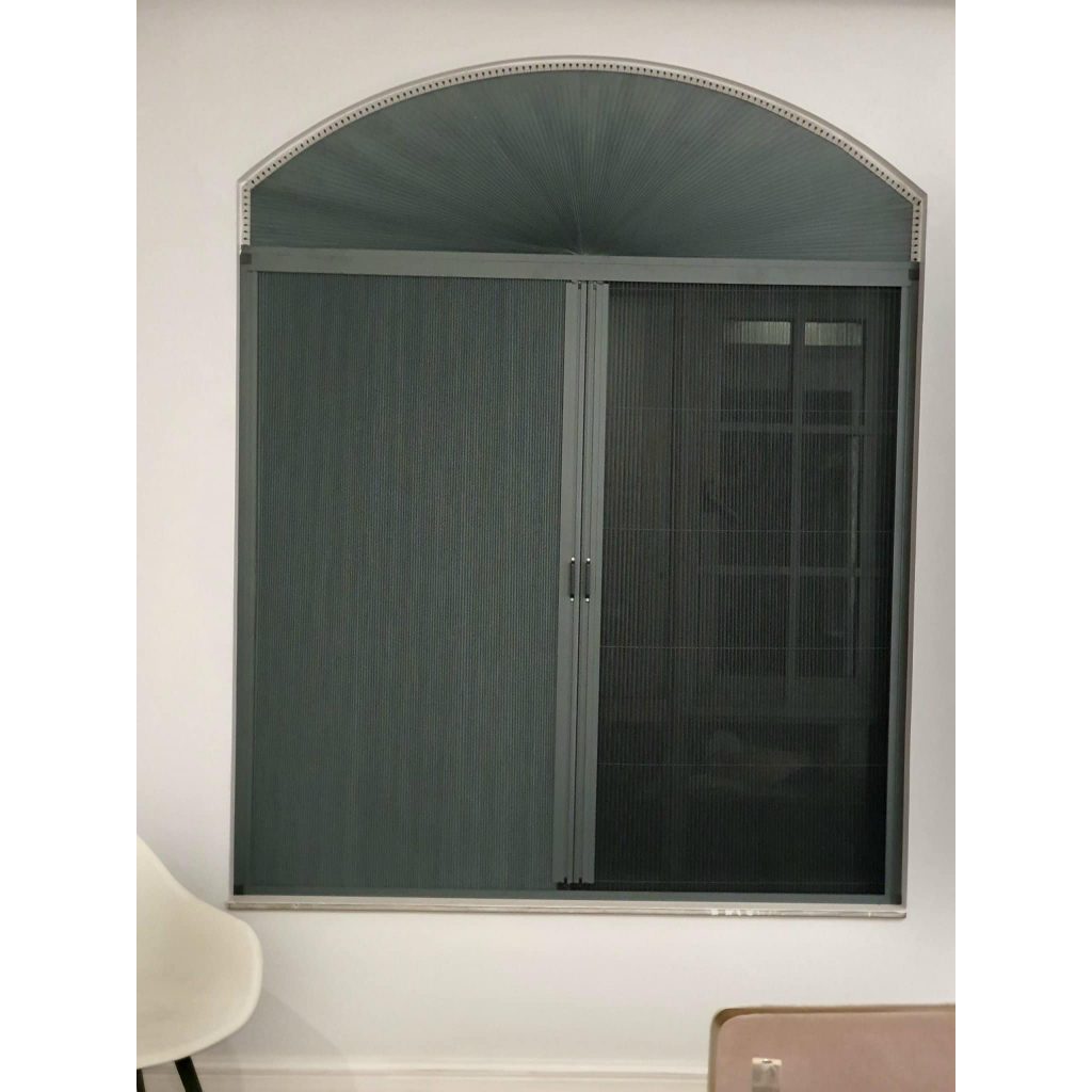 Cửa lưới chống muỗi kết hợp Rèm tổ ong, Rèm chống muỗi kết hợp Vách tổ ong cản sáng 100% ngăn nhiệt điều hòa - Hệ cửa sổ