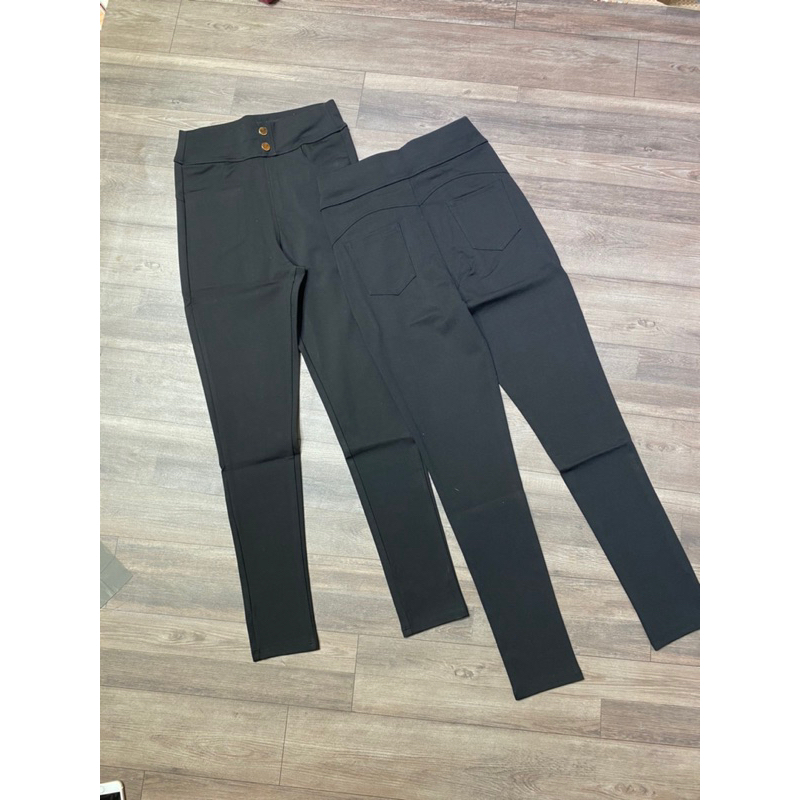 Quần Legging cạp cao 2 khuy ôm gọn tôn dáng