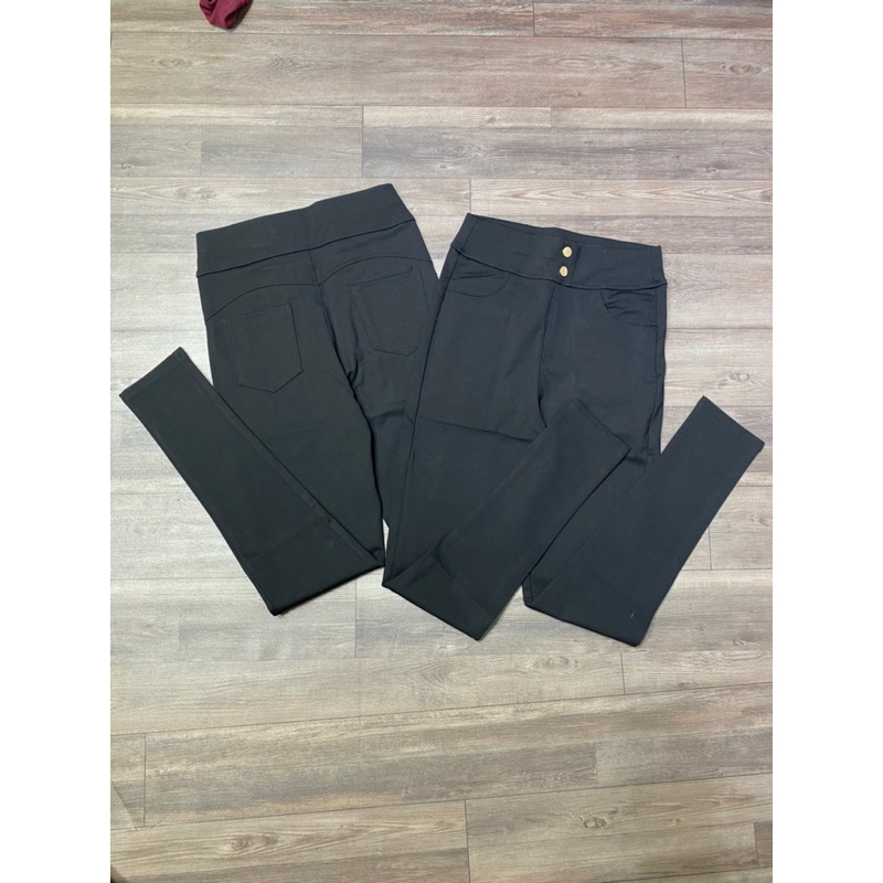 Quần Legging cạp cao 2 khuy ôm gọn tôn dáng