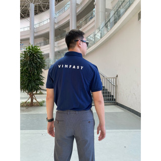 Áo polo Vinfast, Mẫu chuẩn dành cho CBNV Nam Nữ Vinfast, logo phản quang, cỡ S,M,L,XL sẵn hàng. Vinfast polo uniform