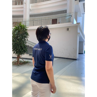Áo polo Vinfast, Mẫu chuẩn dành cho CBNV Nam Nữ Vinfast, logo phản quang, cỡ S,M,L,XL sẵn hàng. Vinfast polo uniform