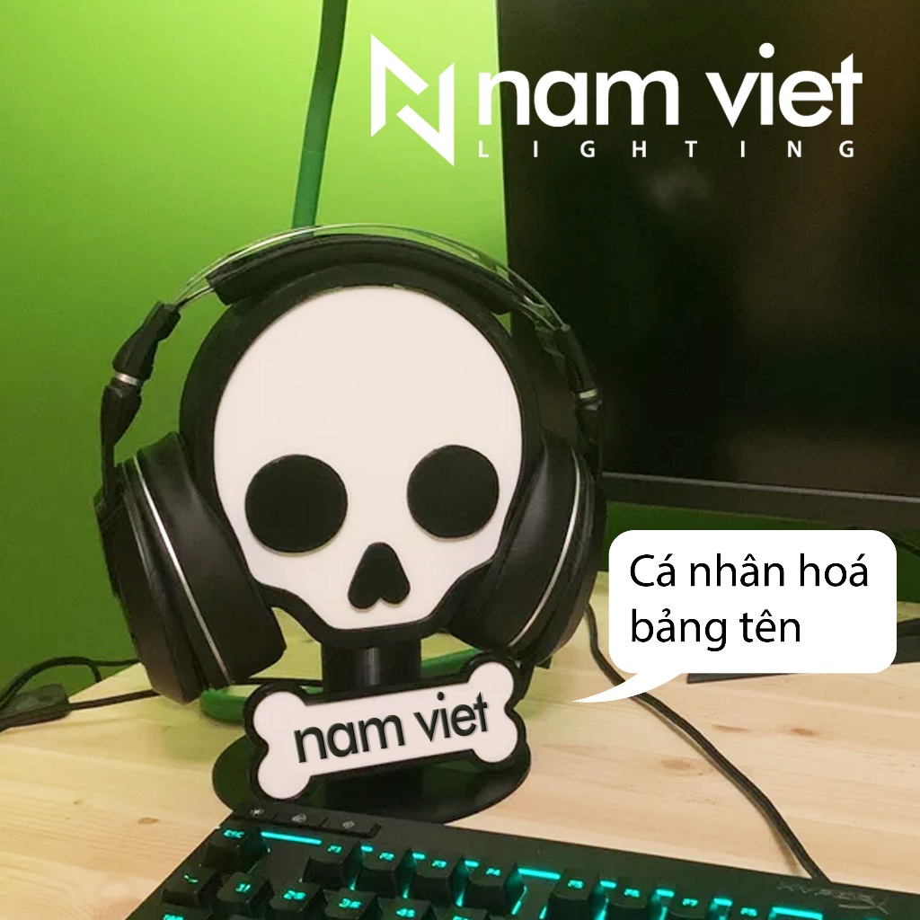 Treo Tai Nghe Cool Skull - Hình ảnh thực tế