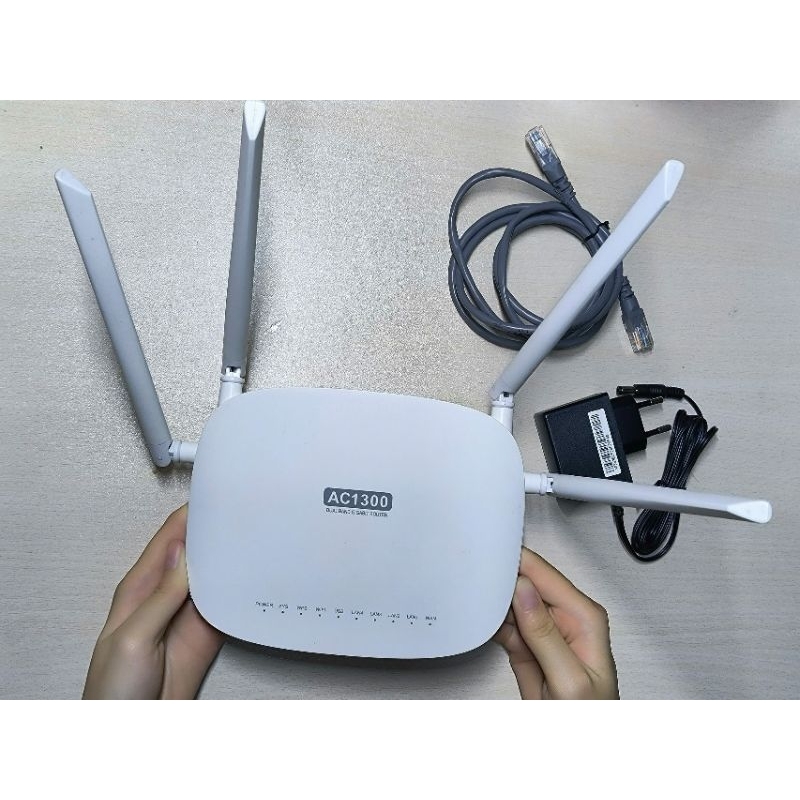 APTEK A134GHU - High Power Dual Band AC1300 Wireless router | Shopee ...