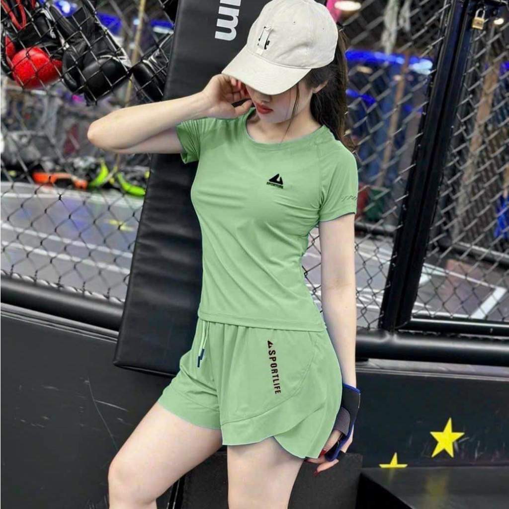 quần áo thể thao quần áo tập gym yoga aerobic mặc ở nhà rất đep