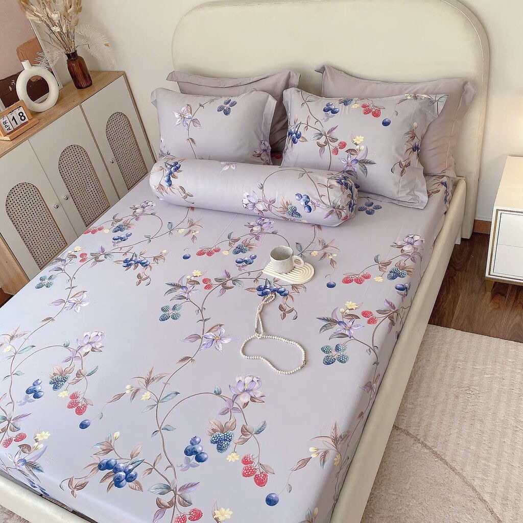 Bộ chăn ga gối 31 mẫu - Chất liệu Tencel Microfiber - Hàng sản xuất chính hãng