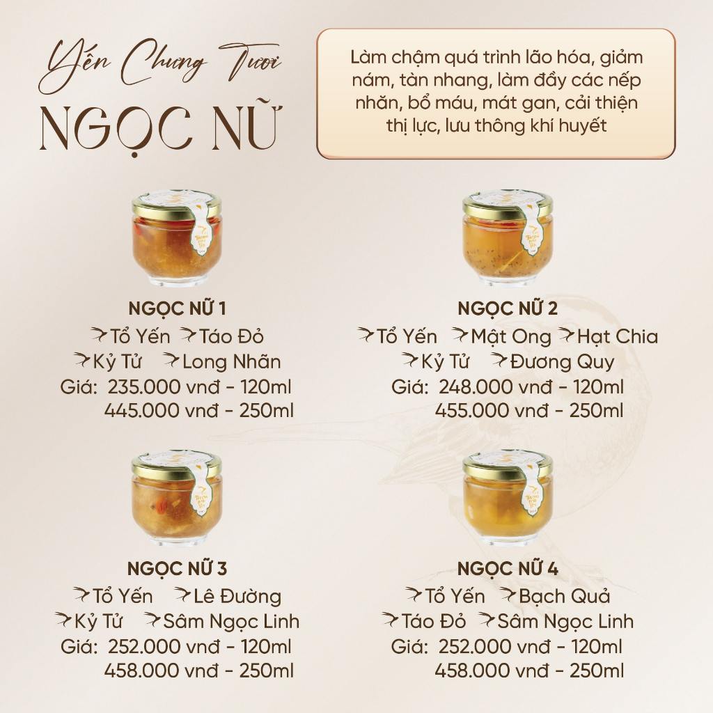 Ảnh Hũ Yến Chưng Tươi 120-250ml CiCi Thượng Đỉnh Yến Nguyên Chất Yến Sào Khánh Hòa Sợi Dai Chưng Nóng Yến Chưng Tươi 4