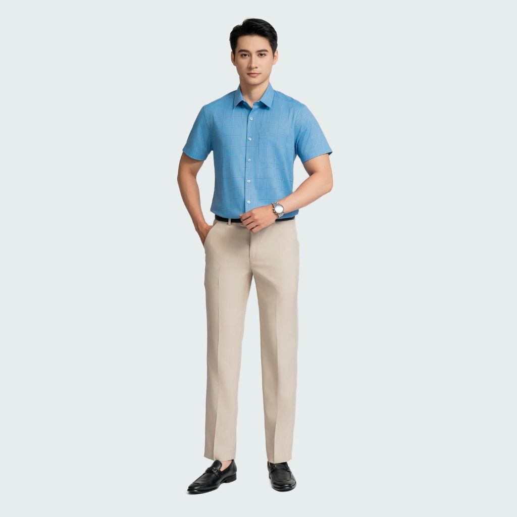 Quần Âu Nam INSIDEMEN Form Ôm Vừa Phải 6TR0070Z