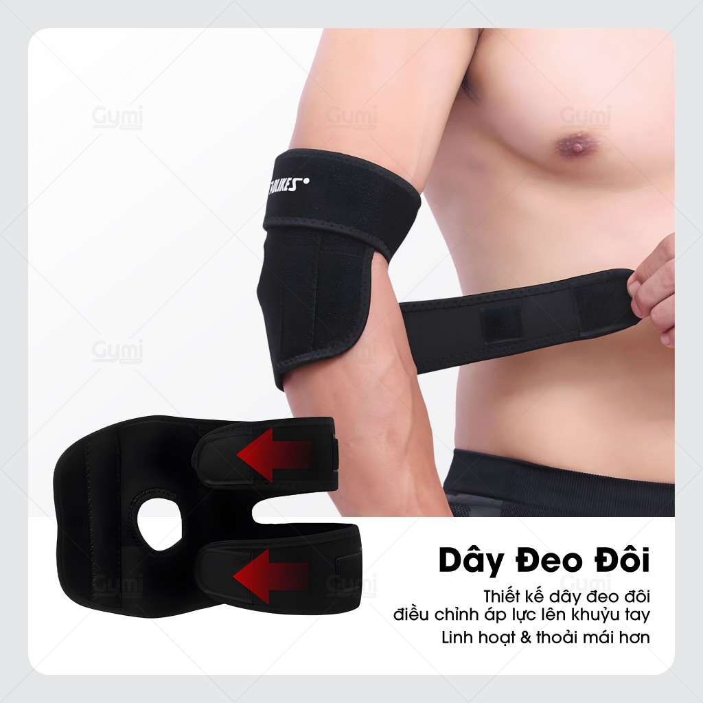 Đai Cuốn Bảo Vệ Khuỷu Tay Lò Xo Aolikes A-7946 - Đai Dán Khuỷ Tay Thể Dục Thể Thao Chính Hãng - AL7946