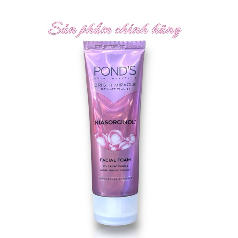 Sữa Rửa Mặt POND’S Bright Miracle Trắng Hồng 50gram chính hãng mẫu mới.