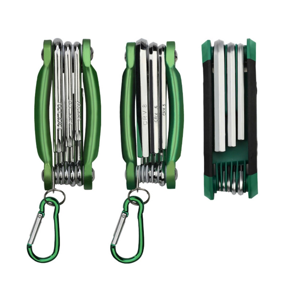 Bộ Lục Giác Đa Năng Sửa Chữa 8in1 Tuosen, Bộ Lục Giác Sửa Chữa Xe Đạp, Lắp Máy Móc Di Động